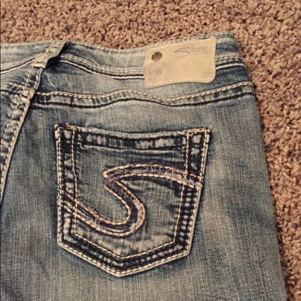 Silver Suki Straight Jeans